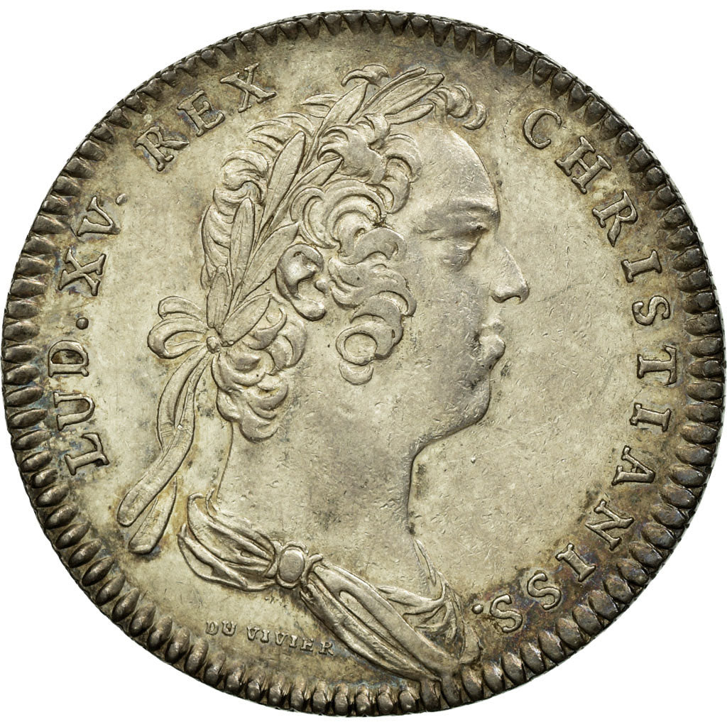 France, Token, Justice, Duvivier, AU(55-58), Silver, Feuardent:3220