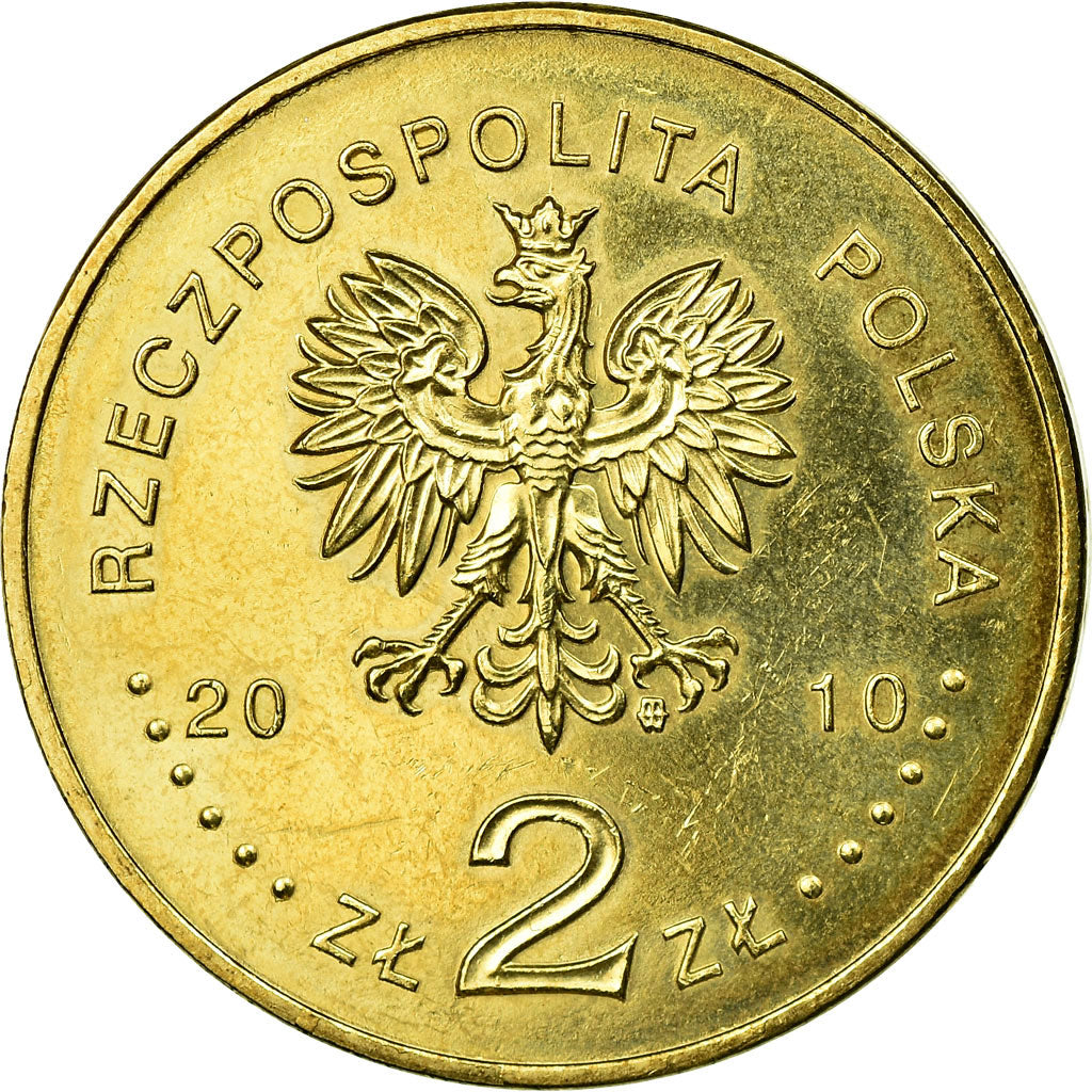 Munten, Polen, City of Kalwaria Zebrzydowska, 2 Zlote, 2010, Warsaw, ZF, Tin