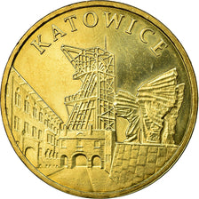 Munten, Polen, City of Katowice, 2 Zlote, 2010, Warsaw, PR, Tin, KM:761