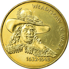 Monnaie, Pologne, Wladyslaw IV, 2 Zlote, 1999, Warsaw, TTB, Laiton, KM:368