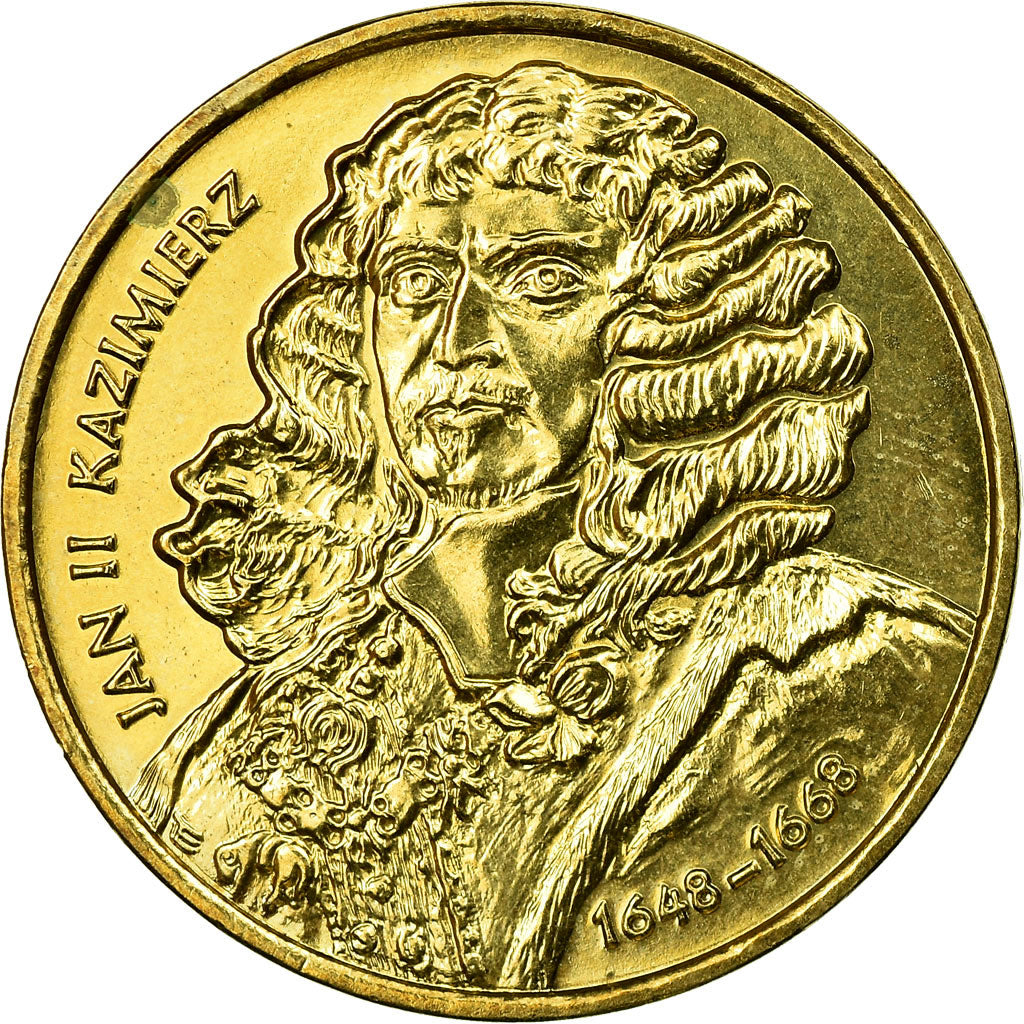Moneda, Polonia, Jan II Kazimierz - 1648-68., 2 Zlote, 2000, Warsaw, MBC
