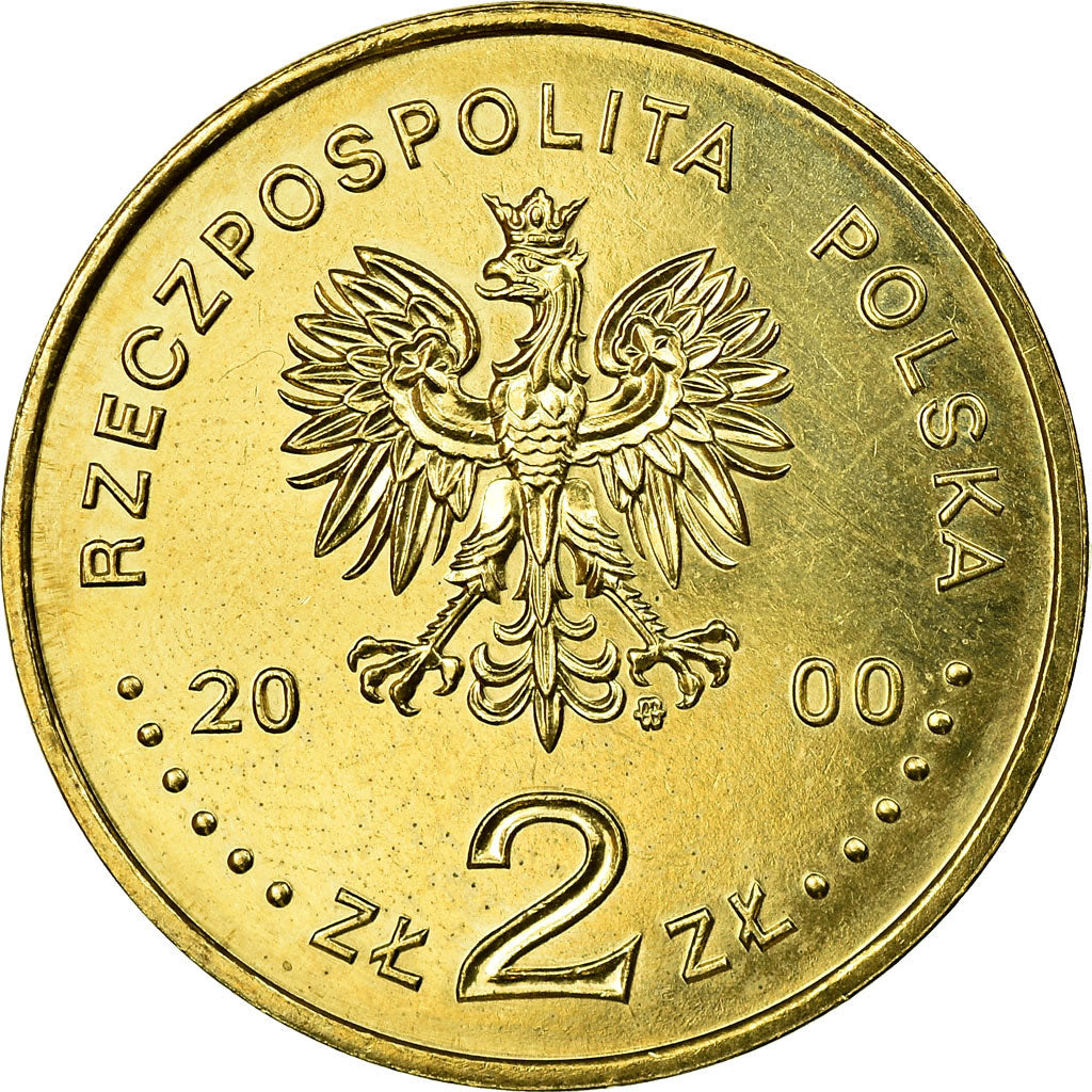 Moneda, Polonia, Jan II Kazimierz - 1648-68., 2 Zlote, 2000, Warsaw, MBC