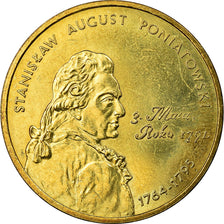 Moneta, Polonia, Bust of King Stanislaus Poniatowski, 2 Zlote, 2005, Warsaw, BB