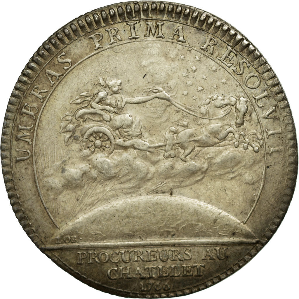 Frankreich, Token, Justice, 1766, VZ, Silber