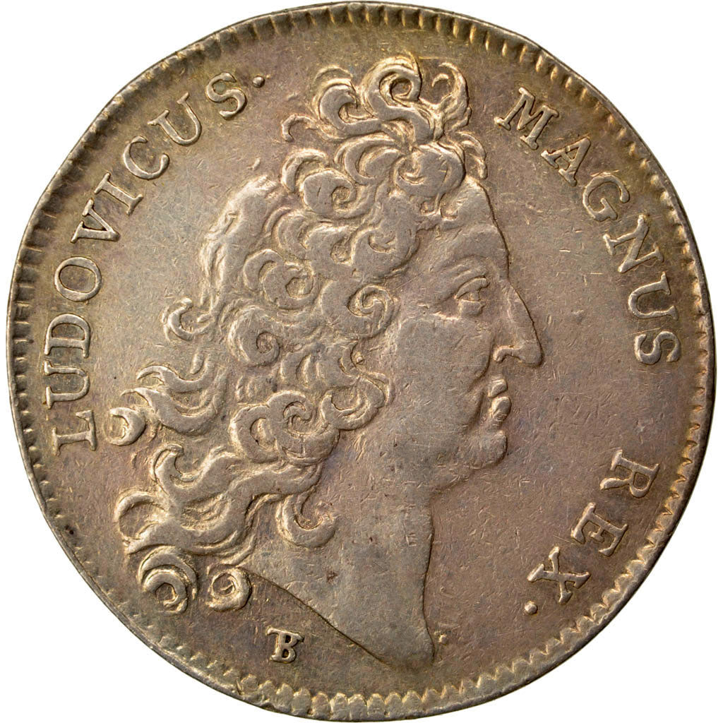 France, Royal, Token, 1706, AU(50-53), Silver, Feuardent #1814, 5.89