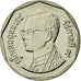 Coin, Thailand, Rama IX, 5 Baht, 1998, AU(55-58), Copper-Nickel Clad Copper