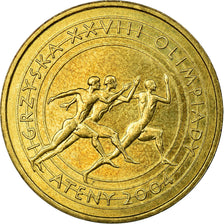 Coin, Poland, Olympics, 2 Zlote, 2004, Warsaw, EF(40-45), Brass, KM:516
