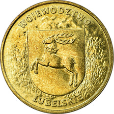 Moneda, Polonia, Wojewodztwo-Lubelskie, 2 Zlote, 2004, Warsaw, MBC, Latón