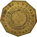 France, Token, Masonic, 1822, AU(55-58), Brass, Labouret:216