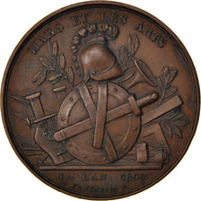 France, Masonic, Token, 1806, AU(55-58), Copper, Labouret #287, 8.54