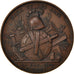 France, Masonic, Token, 1806, AU(55-58), Copper, Labouret #287, 8.54