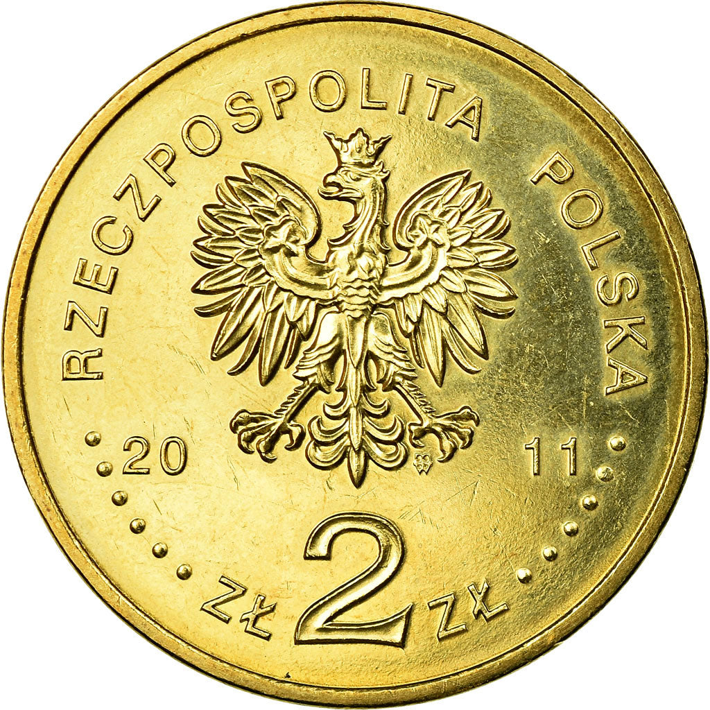 Moneta, Polska, History of the Polish Cavalry - Uhlan, 2 Zlote, 2011, Warsaw