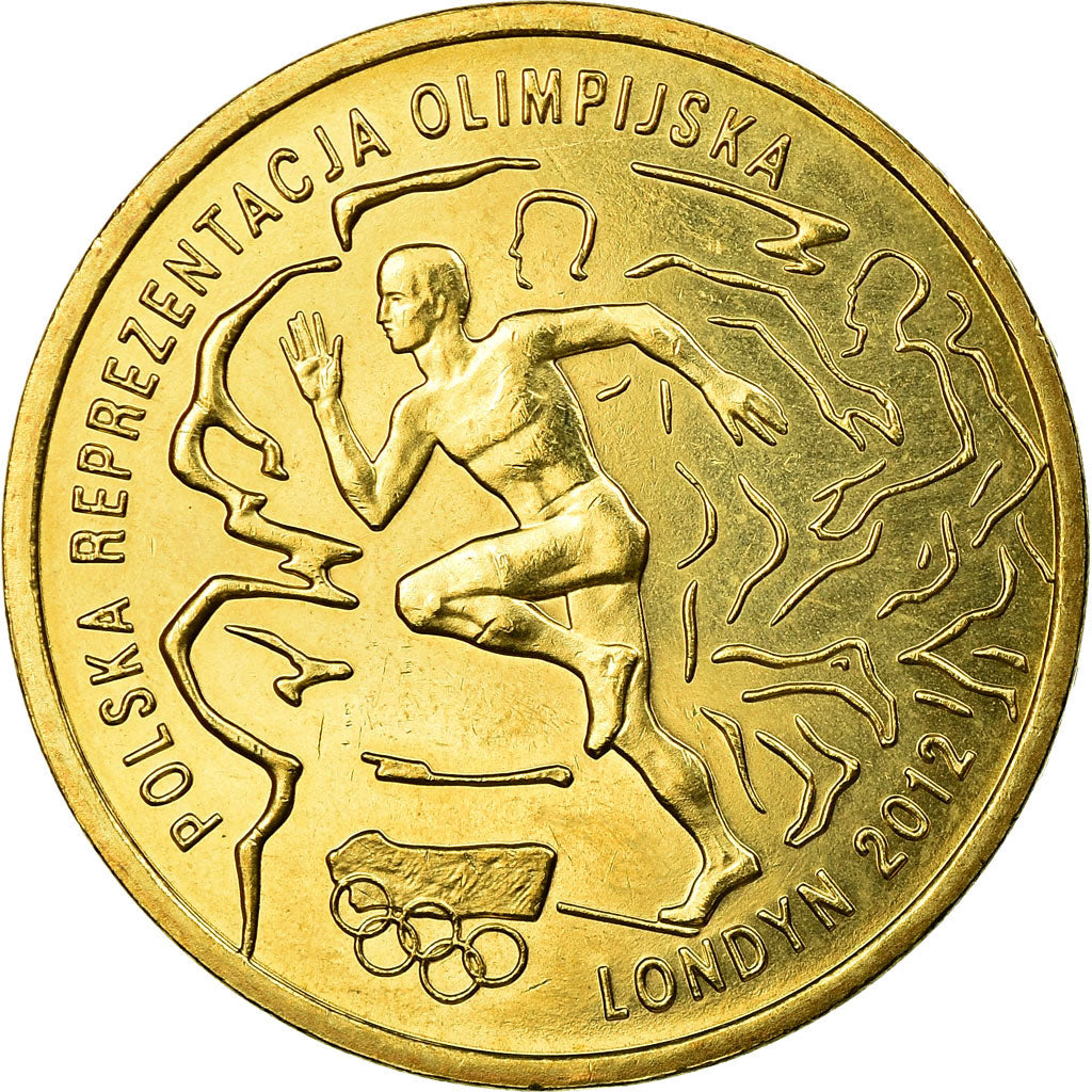 Moneta, Polonia, London Olympics, 2012; Polish Team, 2 Zlote, 2012, Warsaw, BB