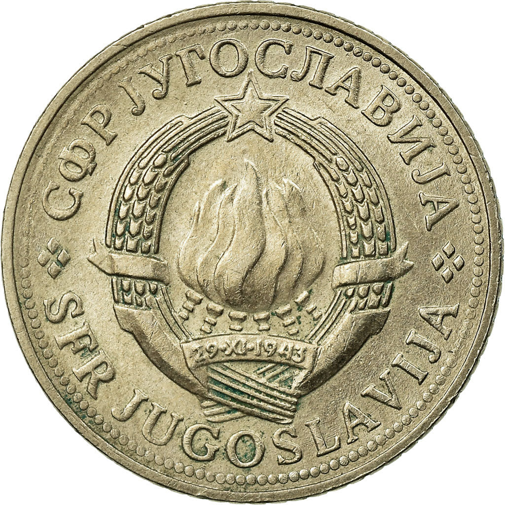 Monnaie, Yougoslavie, 2 Dinara, 1978, TTB, Copper-Nickel-Zinc, KM:57