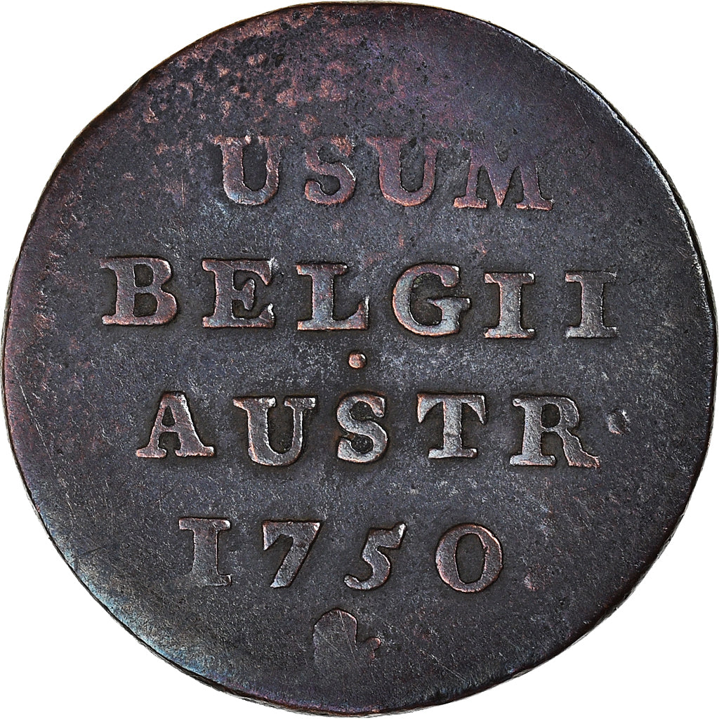 Moneta, Paesi Bassi austriaci, Maria Theresa, Liard, Oord, 1750, Anvers, MB