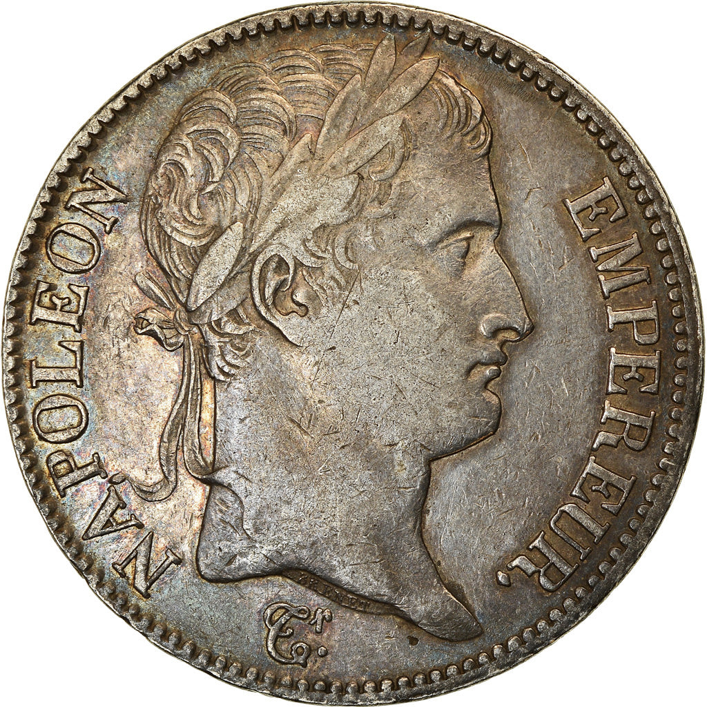 Coin, France, Napoléon I, 5 Francs, 1812, Perpignan, EF(40-45), Silver