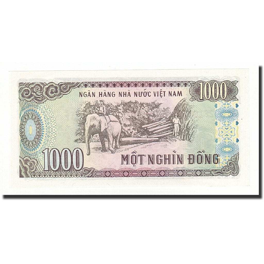 Banknote, Vietnam, 1000 D<ox>ng, 1988, KM:106b, UNC(65-70)