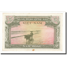 Vietnam del Sud, 5 Dong, 1955, KM:2a, BB