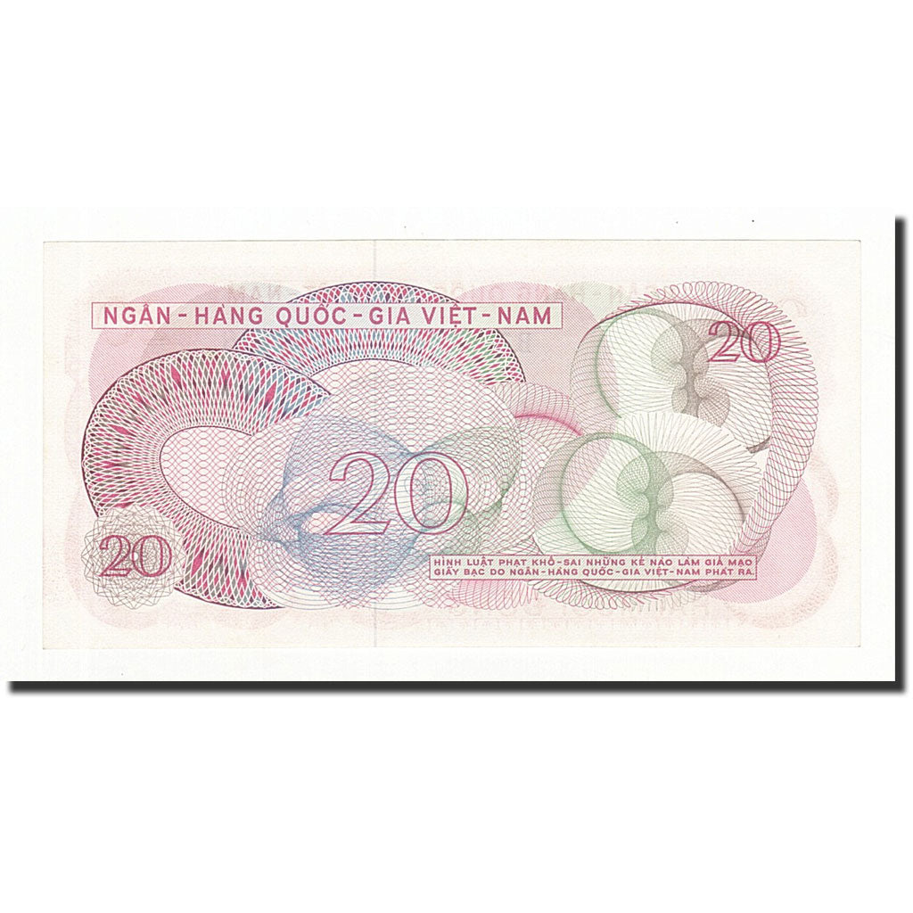 Banknote, South Viet Nam, 20 D<ox>ng, 1969, KM:24a, UNC(65-70)