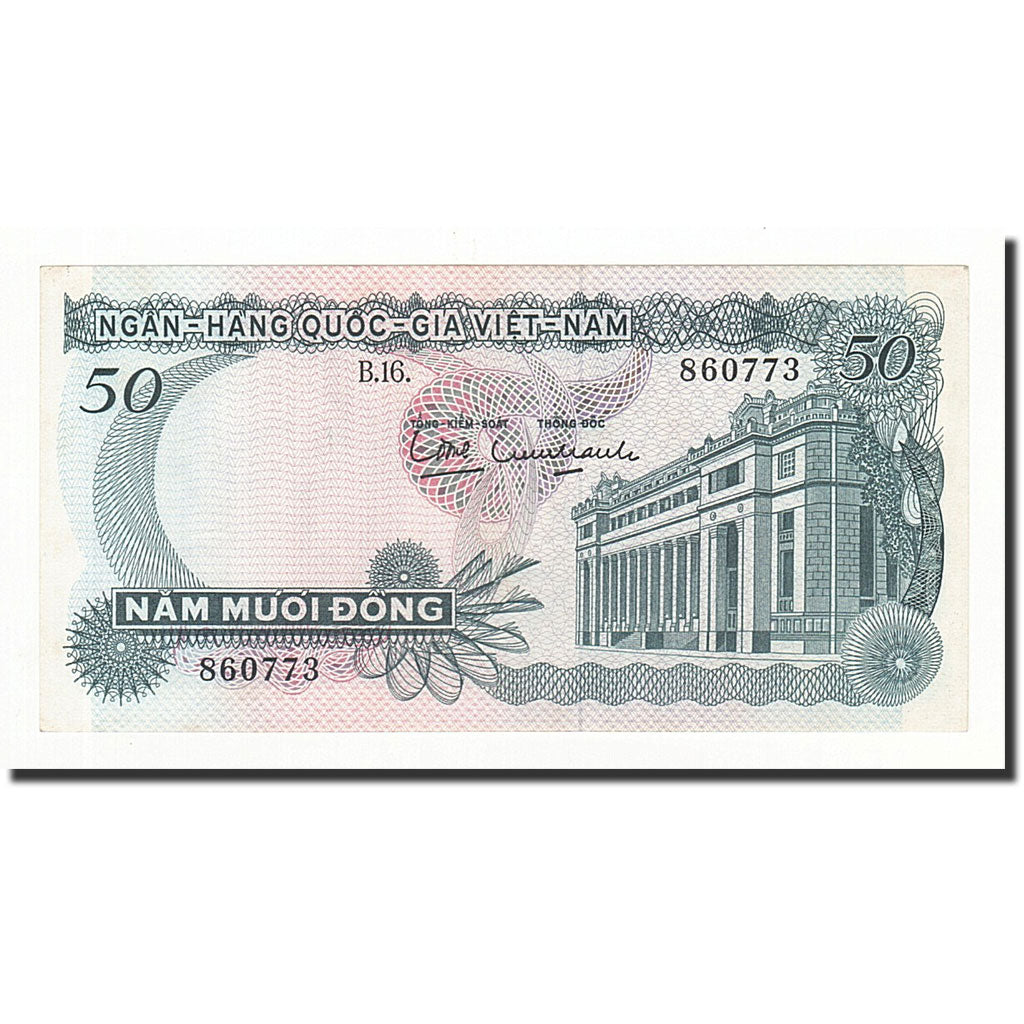 Banknote, South Viet Nam, 50 D<ox>ng, 1969, KM:25a, UNC(65-70)