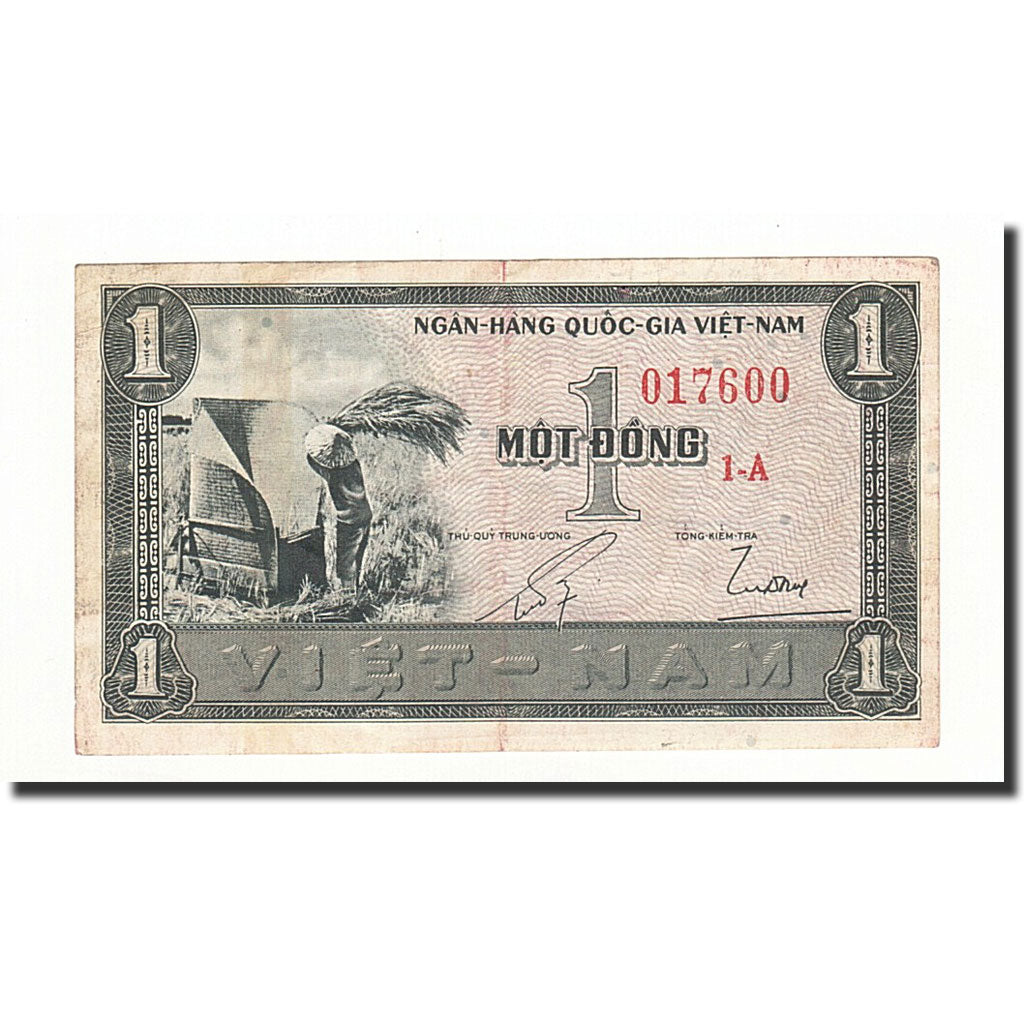 South Viet Nam, 1 Dong, 1955, KM:11a, EF(40-45)