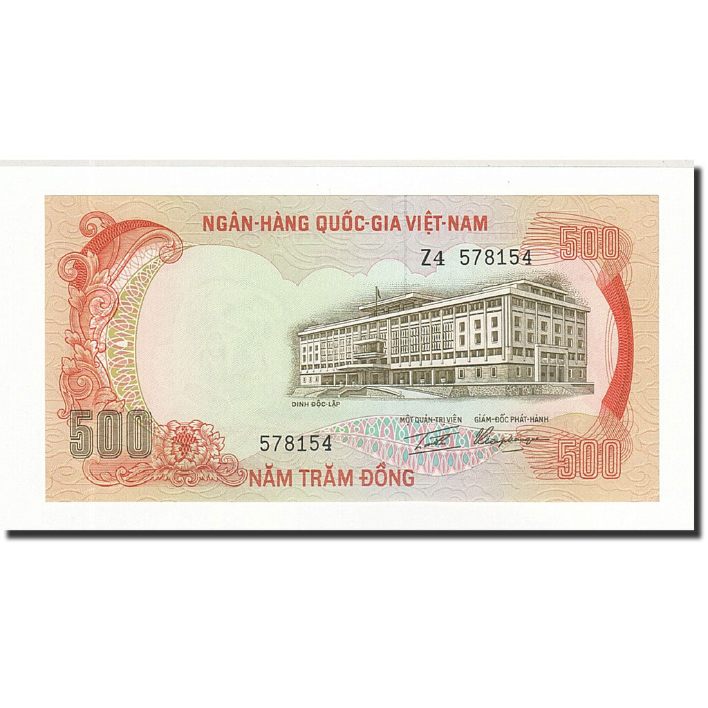 Banknote, South Viet Nam, 500 D<ox>ng, 1972, KM:33a, UNC(65-70)