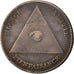 Francia, Token, Masonic, Loge Le Grand Sphinx, 1804, MBC, Plata, Labouret:249