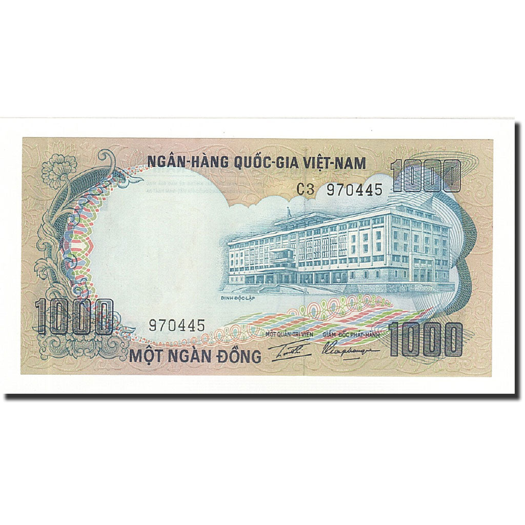 Banknote, South Viet Nam, 1000 D<ox>ng, 1972, KM:34a, UNC(65-70)