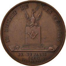 France, Masonic, Token, 1804, AU(50-53), Copper, Labouret #314, 11.15