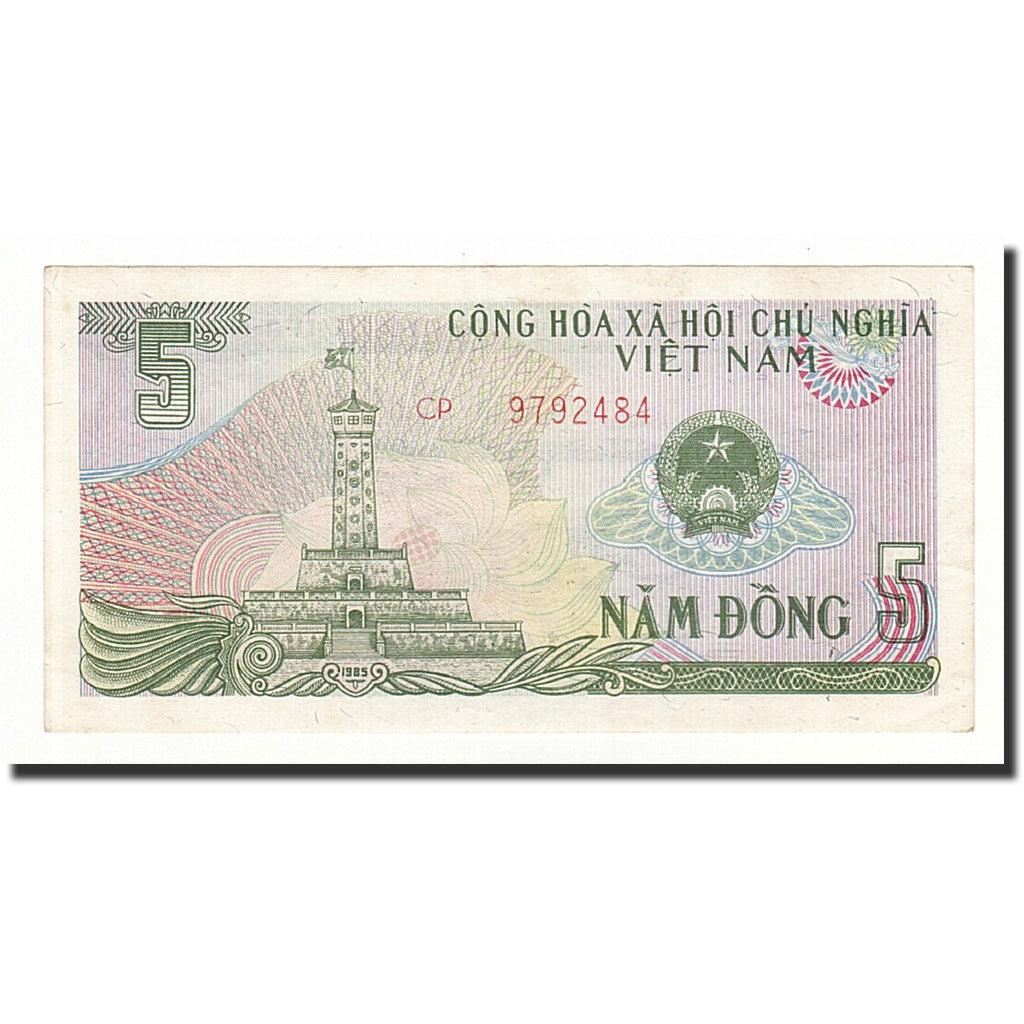 Banknote, Vietnam, 5 D<ox>ng, 1985, KM:92a, UNC(64)