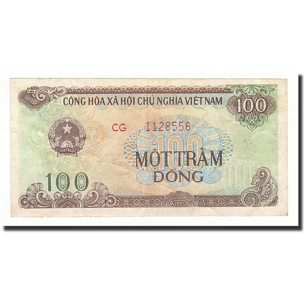 Banknote, Vietnam, 100 D<ox>ng, 1991, KM:105b, EF(40-45)