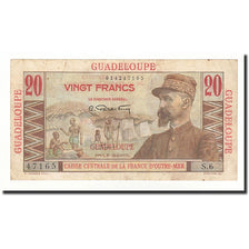 Guadeloupe, 20 Francs, 1947, KM:33, VF(30-35)