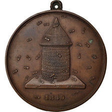 France, Masonic, Token, 1840, AU(55-58), Copper, Labouret #95, 20.22