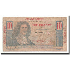 Guadeloupe, 10 Francs, 1947, KM:32, VG(8-10)