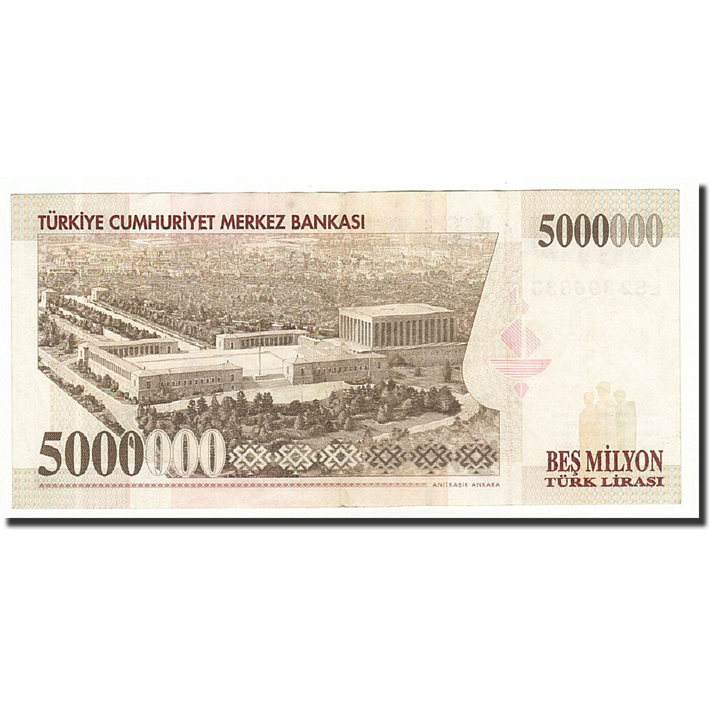 Turchia, 5,000,000 Lira, 1997, BB