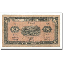 Guadalupe, 100 Francs, 1942, KM:23b, B