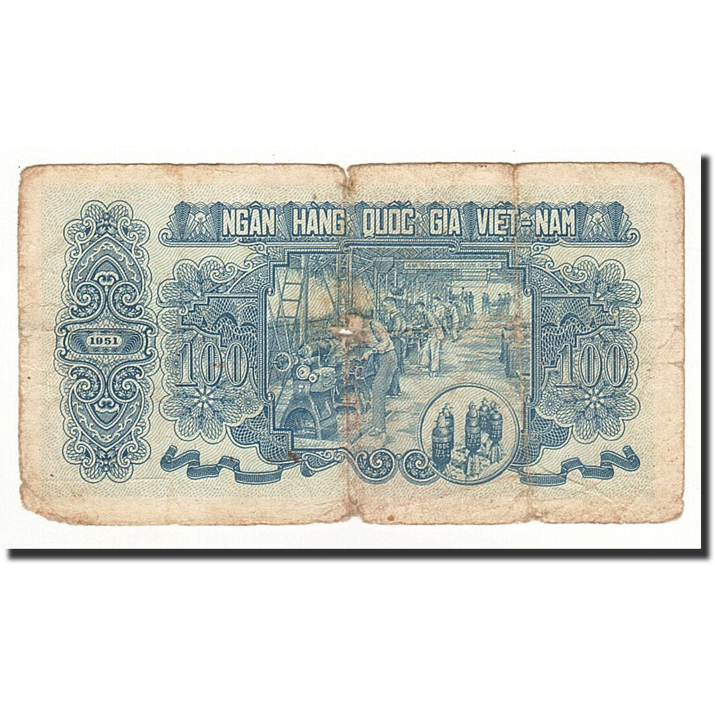 Vietnam, 100 Dong, 1951, KM:62b, D