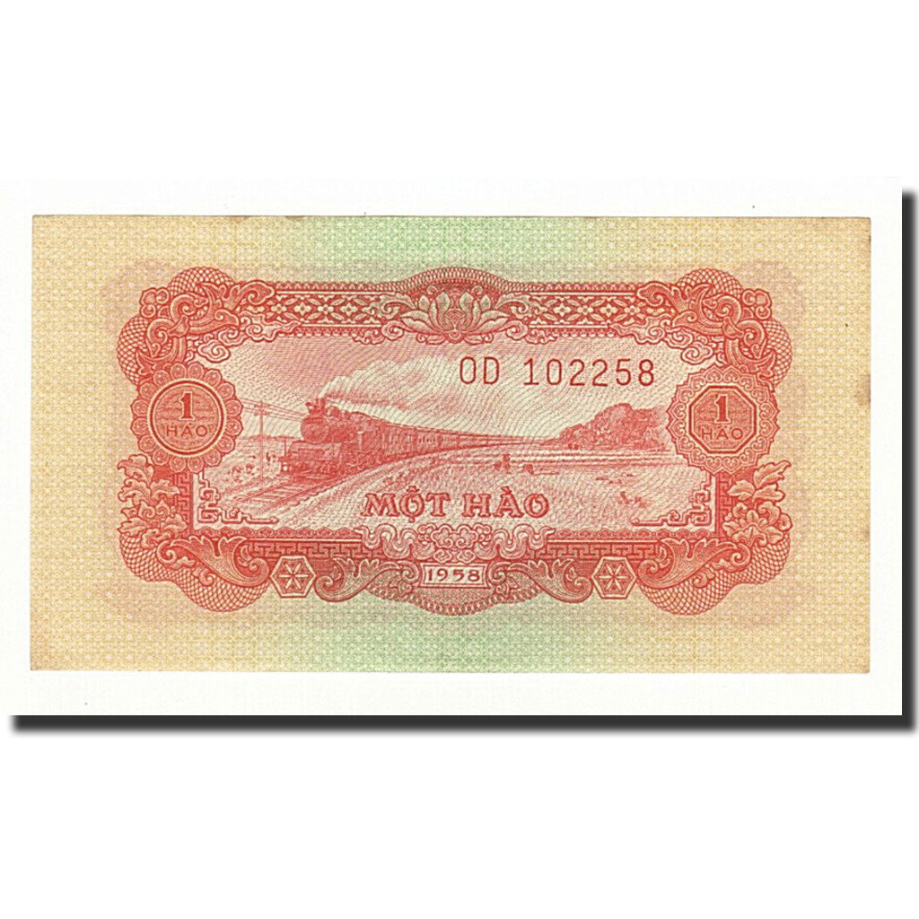 Banknote, Vietnam, 1 Hao, 1958, KM:68a, UNC(60-62)