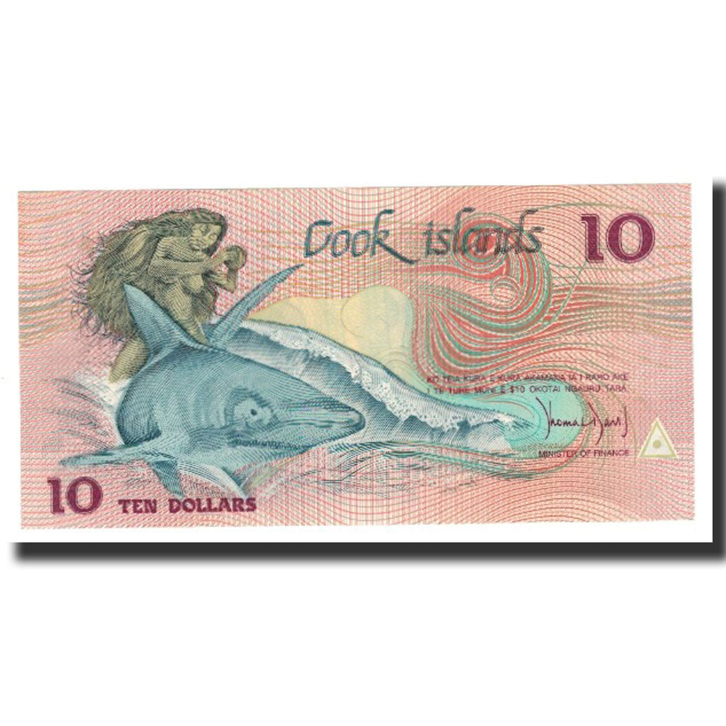 Banknote, Cook Islands, 10 Dollars, Undated (1987), KM:4a, UNC(65-70)