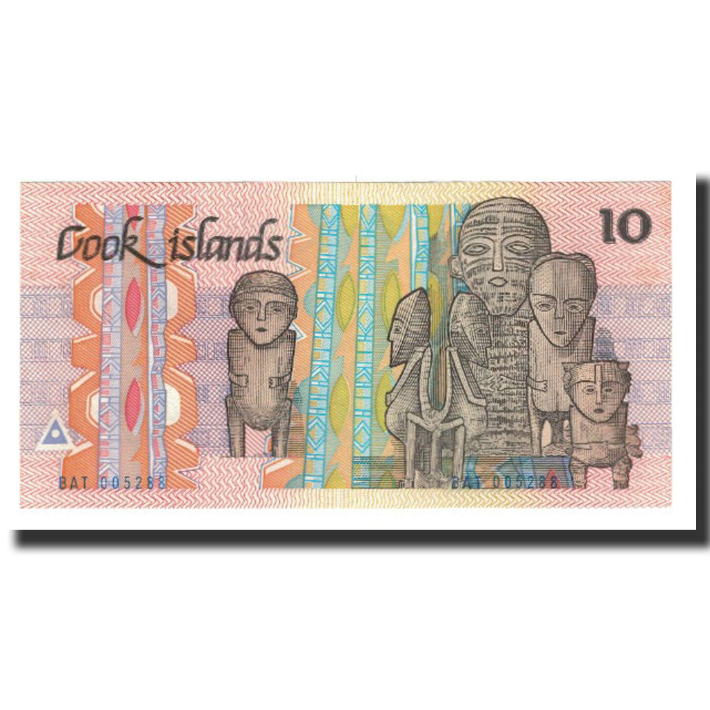 Banknote, Cook Islands, 10 Dollars, Undated (1987), KM:4a, UNC(65-70)