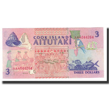 Cook Islands, 3 Dollars, Undated (1992), KM:7a, UNC(65-70)