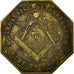 France, Token, Masonic, 1817, EF(40-45), Brass, Labouret:271