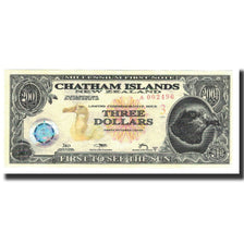 New Zealand, 3 Dollars, 2001, KM:New, UNC(65-70)