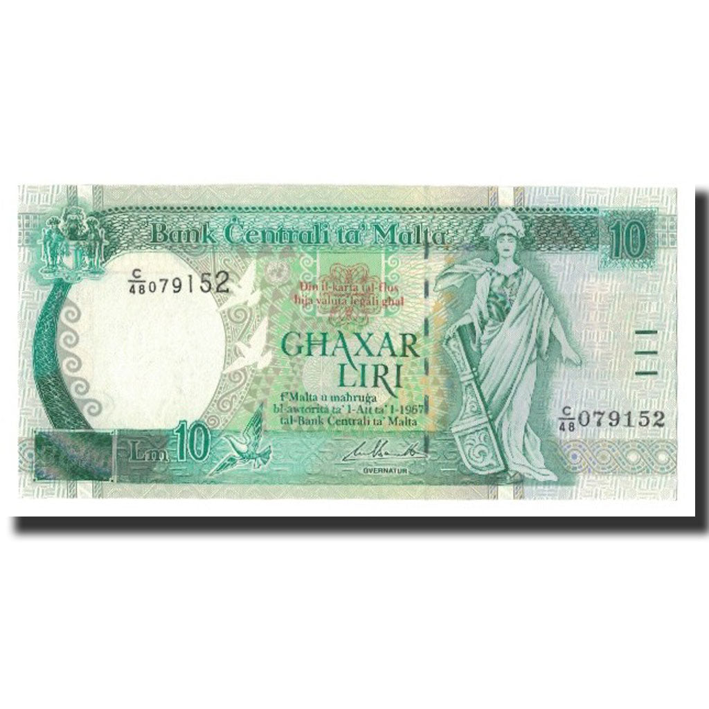 Malta, 10 Liri, L.1967 (1994), KM:47c, UNC(65-70)