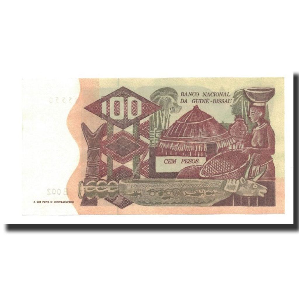 Banknote, Guinea-Bissau, 100 Pesos, 1975-09-24, KM:2a, UNC(65-70)