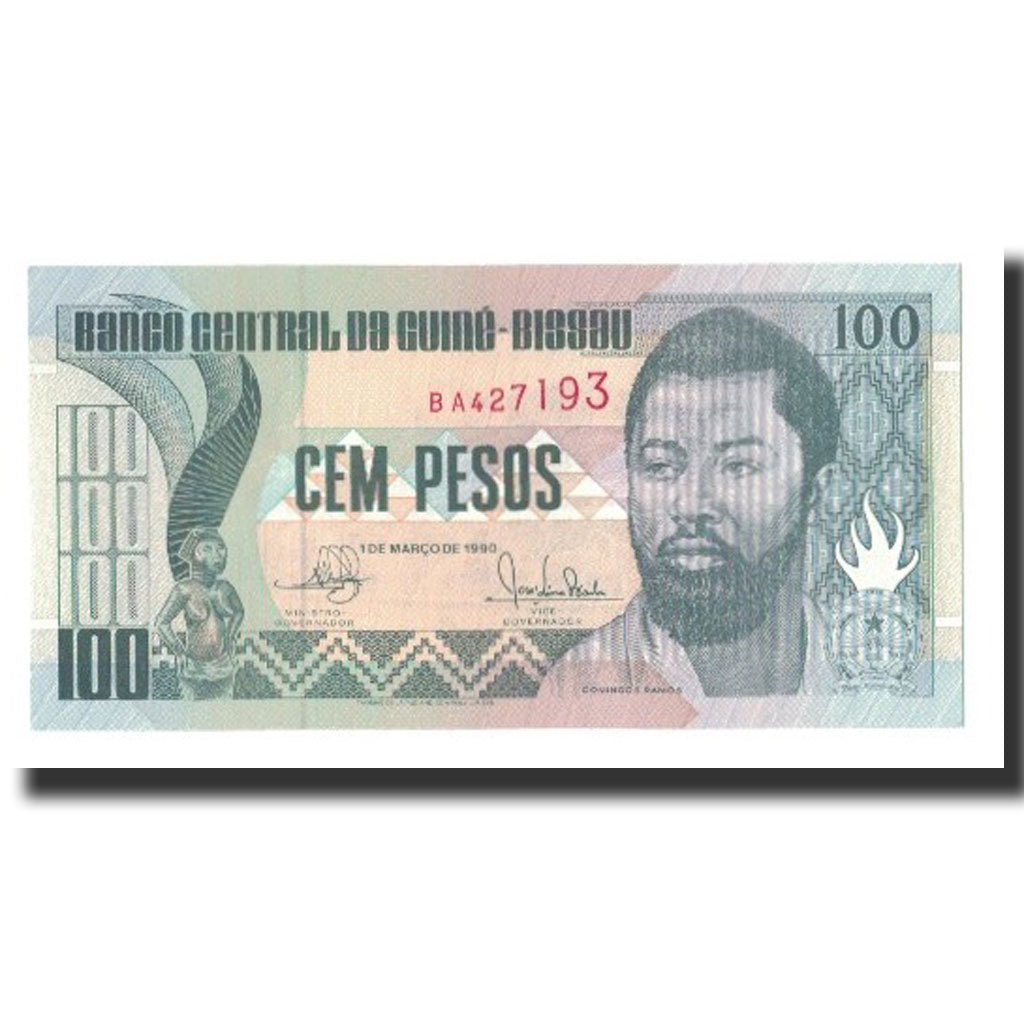 Banknote, Guinea-Bissau, 100 Pesos, 1990-03-01, KM:11, UNC(65-70)