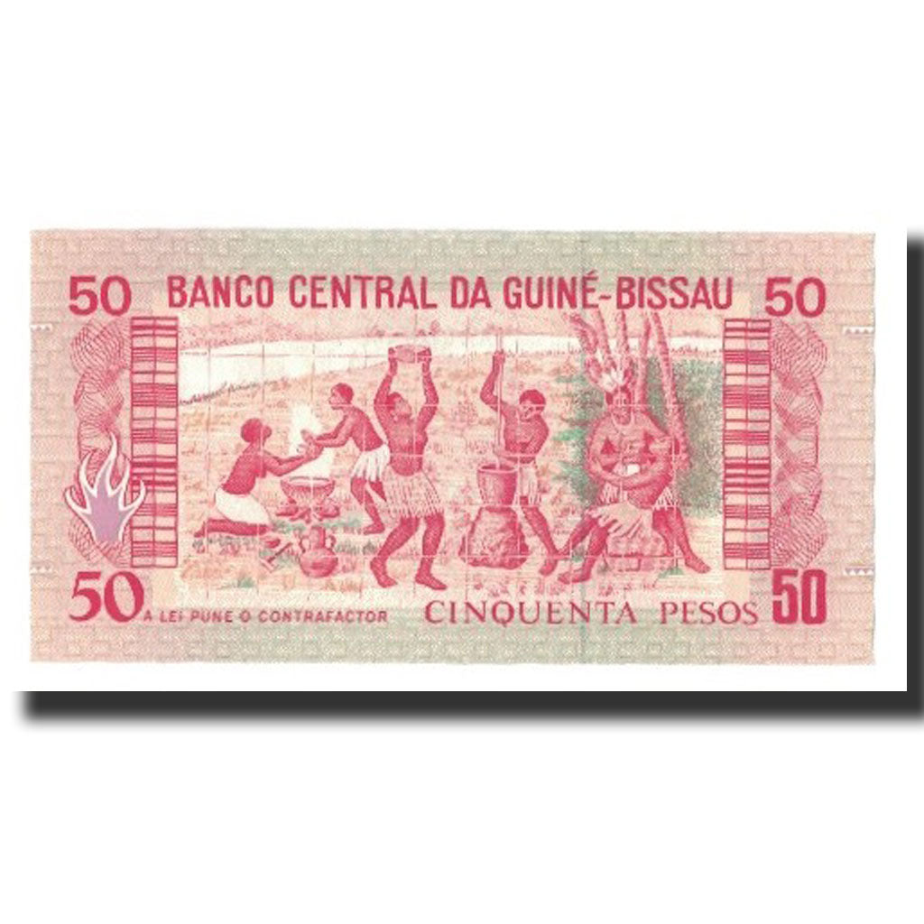 Banknote, Guinea-Bissau, 50 Pesos, 1990-03-01, KM:10, UNC(65-70)
