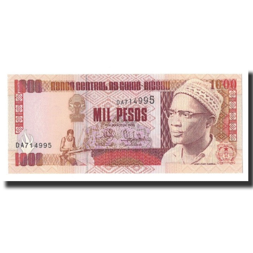 Banknote, Guinea-Bissau, 1000 Pesos, 1990-03-01, KM:13a, UNC(65-70)