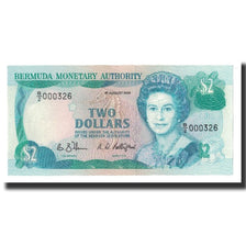Geldschein, Bermuda, 2 Dollars, 1989-08-01, KM:34b, UNZ