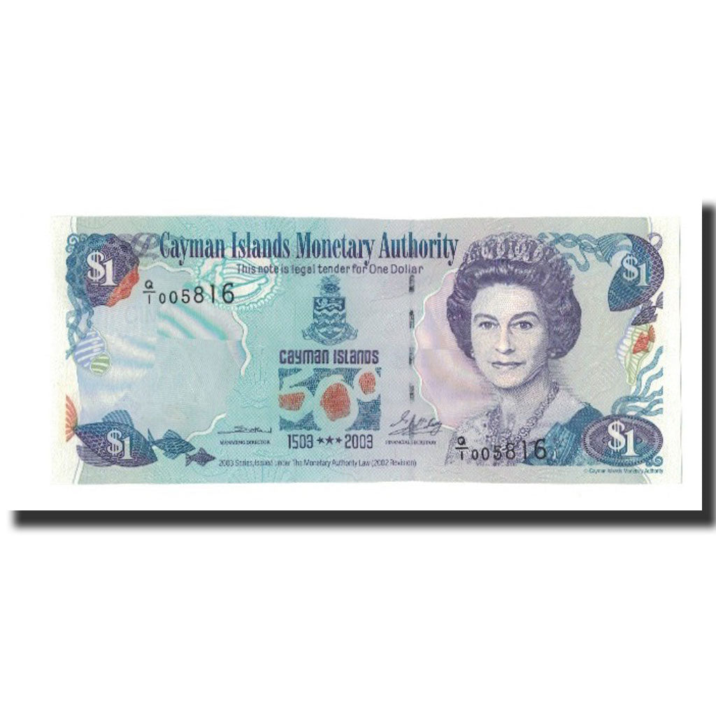 Banknot, Kajmany, 1 Dollar, 2003, KM:30a, UNC(65-70)